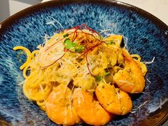 芝士蘑菇鲜虾意大利面-BE BRIGHT KITCHEN(正佳广场店)