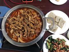 -老红桥炸灌肠牛肚锅烧烤(定福庄店)