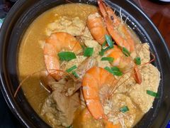 -东来菜馆•手抓海鲜家常菜•海鲜锅贴(鸽子窝店)