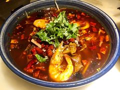 海鲜毛血旺-绿茶餐厅(西单老佛爷店)