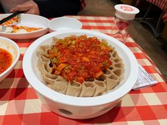 西红柿浇汁莜面-西贝(无锡万象城店)