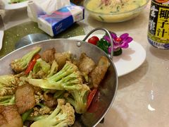 干锅花菜-阿英煲(凉城路店)