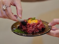 点滴生拌牛肉-大阪烧肉BAKA一代(十亩地店)