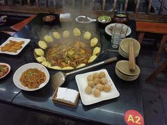 锅边馍馍-水岸庭院·乡村柴火鸡
