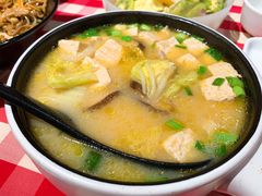 鸡汤小白菜煮榆林豆腐-西贝(金桥店)