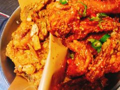 炸鸡翅一半一半-富乐满韩国正宗炸鸡韩国料理(虹泉路店)