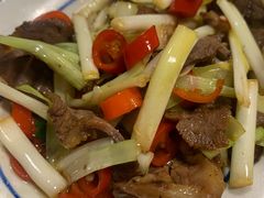 韭黄炒牛肉-刘氏三和面馆