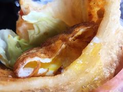 -小红车炸蛋葱油饼