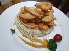 -东来菜馆•手抓海鲜家常菜•海鲜锅贴(鸽子窝店)