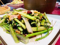 腊肉炒菜苔-水莲居(佛祖岭店)
