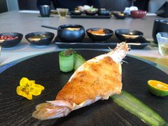 海胆酱烤对虾-一板铁板烧·隐秘一线江景花园餐厅(西湖左岸·天元店)