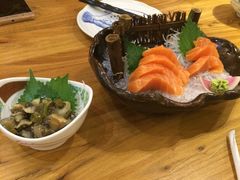 三文鱼刺身-清水日本料理铁板烧(学府路店)