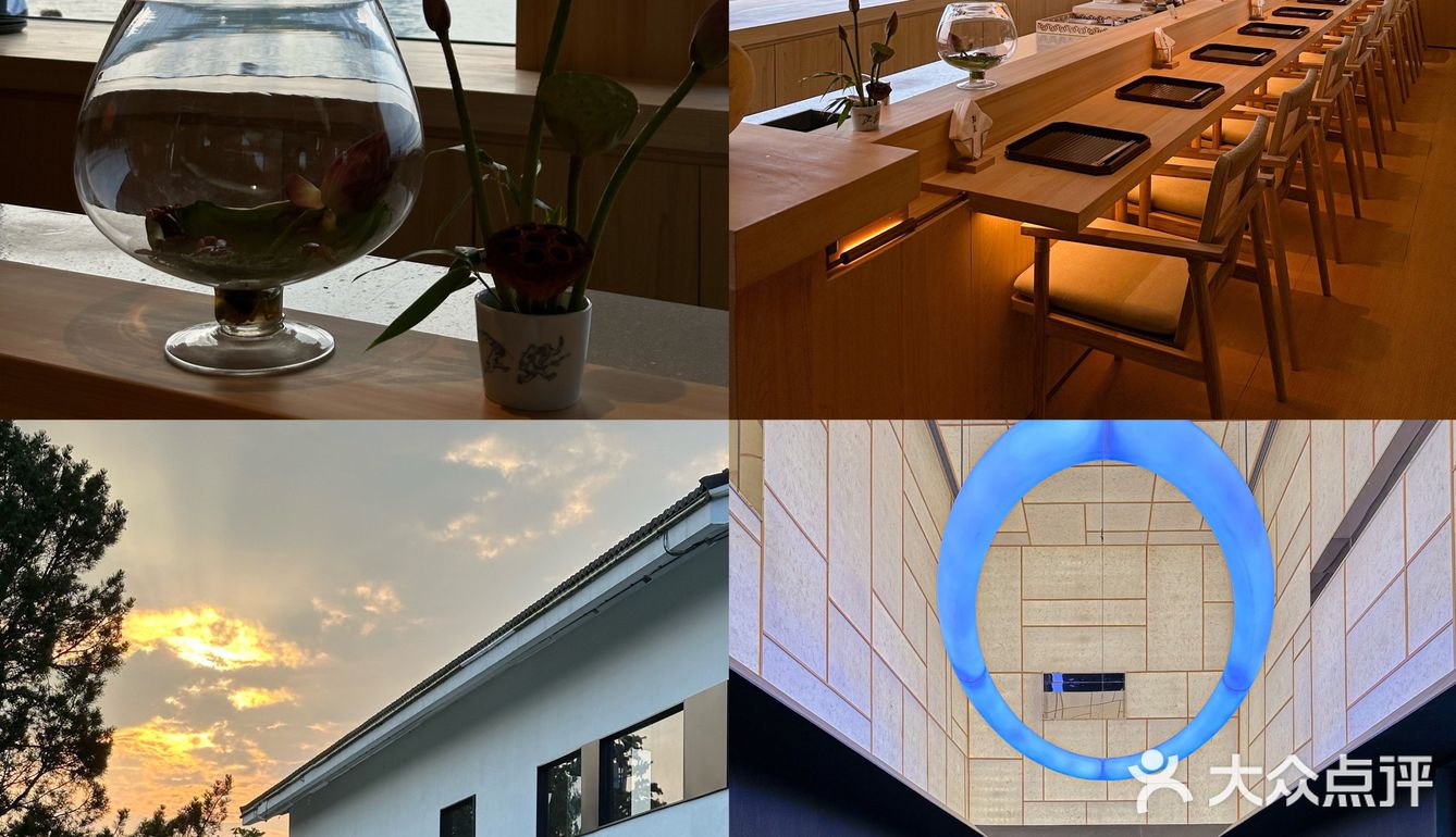 人均2k独栋日料店🍣一线湖景赏荷花