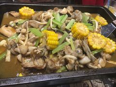 鸡汁菌菇牛蛙锅-武松家(丰益桥店)