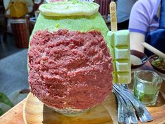 红豆抹茶雪山冰-楠火锅(龙阳广场店)