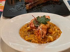 什锦海鲜风味烩饭配泰虾-Ponte 意大利餐厅