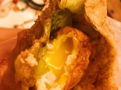 -小红车炸蛋葱油饼