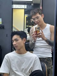 -藤野造型专业烫染接发