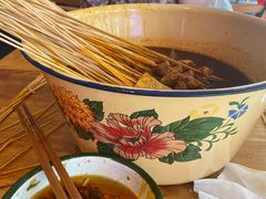 -拈签一笑黄牛肉辣卤串串