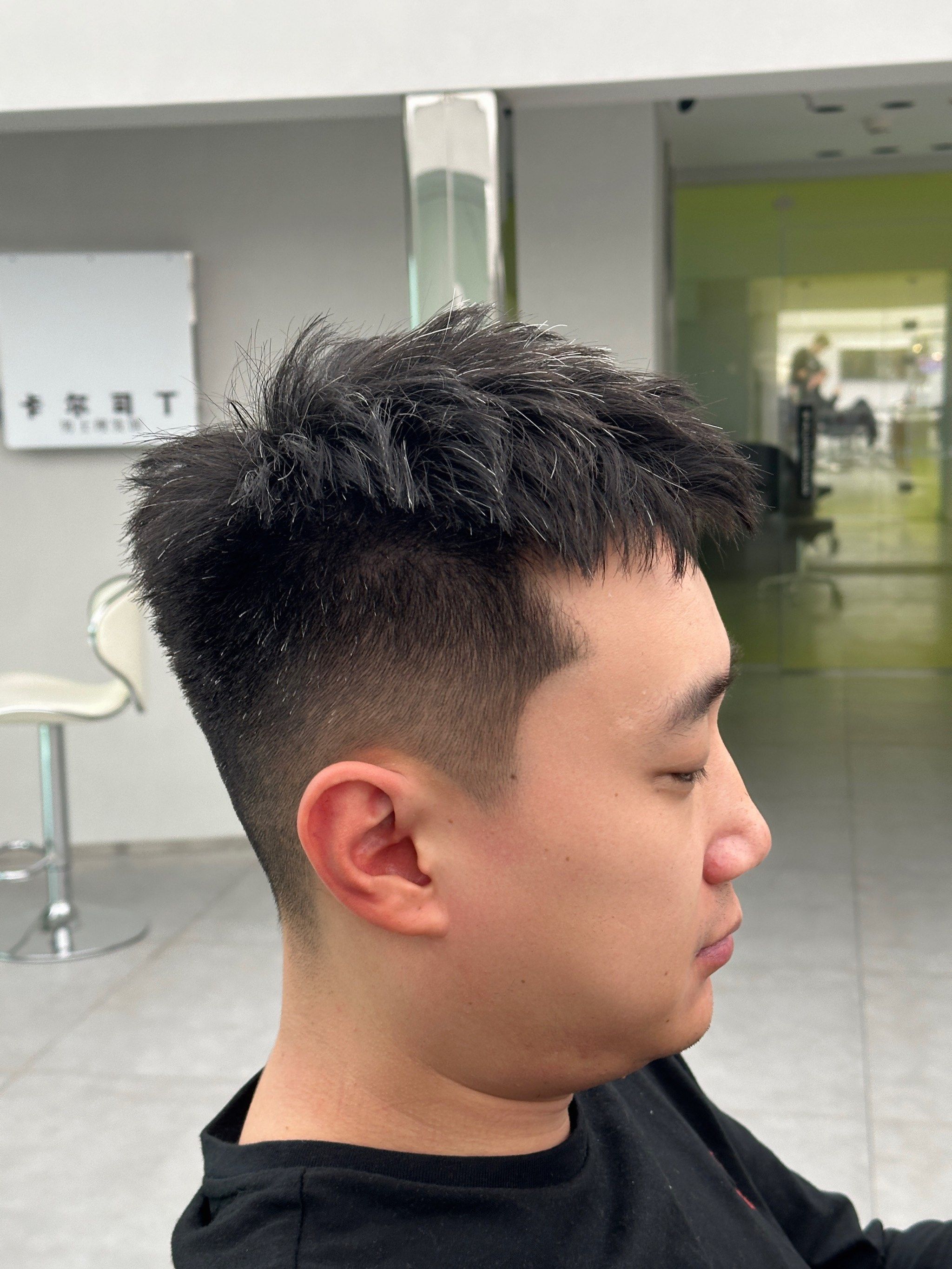 男生短碎发 西安男士发型设计