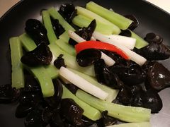 芦笋木耳炒山药-绿茶餐厅(西单老佛爷店)