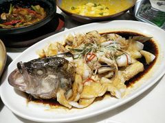 港式水沾鲈鱼-火啫啫·粤式啫啫煲(南通首店)