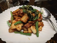 九层塔龙虾炒茄子-杭州西子湖四季酒店·金沙厅