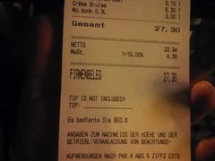 账单-Restaurant Paulaner am Dom