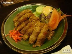 牛肉卷金针菇-松子料理(白家庄店)