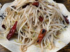 酸辣绿豆芽-岳文生烧烤