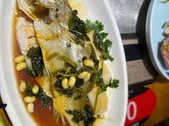 野生黄花鱼-三个渔夫·蒸汽海鲜(小白楼店)