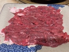 手切苏尼特羊后腿肉-宣武小院涮肉(前门店)