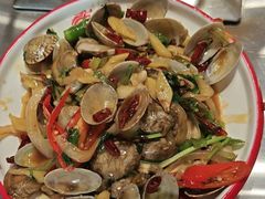 爆炒花甲-古彭7只羊·招牌白串·碳锅羊肉旗舰店