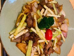 酱汁猪肝干拌面-陳八两面家(滨江天街店)