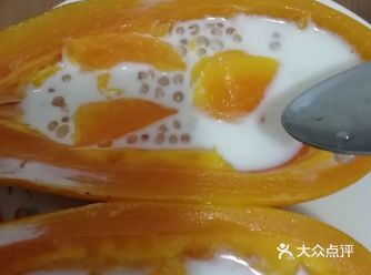 木瓜炖牛奶西米露，香甜又润燥!