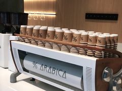 自助调料区-% Arabica阿拉比卡咖啡烘焙工坊