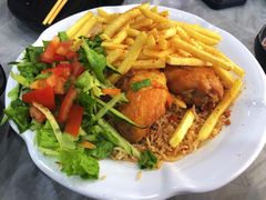 鸡腿薯条米饭-阿拉伯萨娜餐厅(石马社区店)