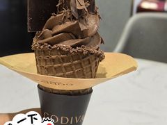 黑巧克力软冰激凌-GODIVA(五角场万达广场店)