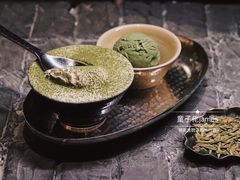 龙井提拉米苏配绿茶冰淇淋-湖滨28中餐厅·西湖宴·杭州君悦酒店