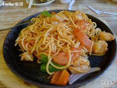 鲜茄辣汁大虾炒意粉-和平馆·地道港澳茶餐厅(西门口店)