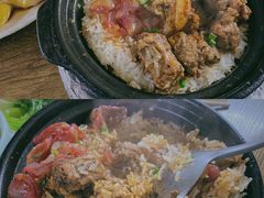 腊味拼排骨-煲煲香快餐(南京路店)