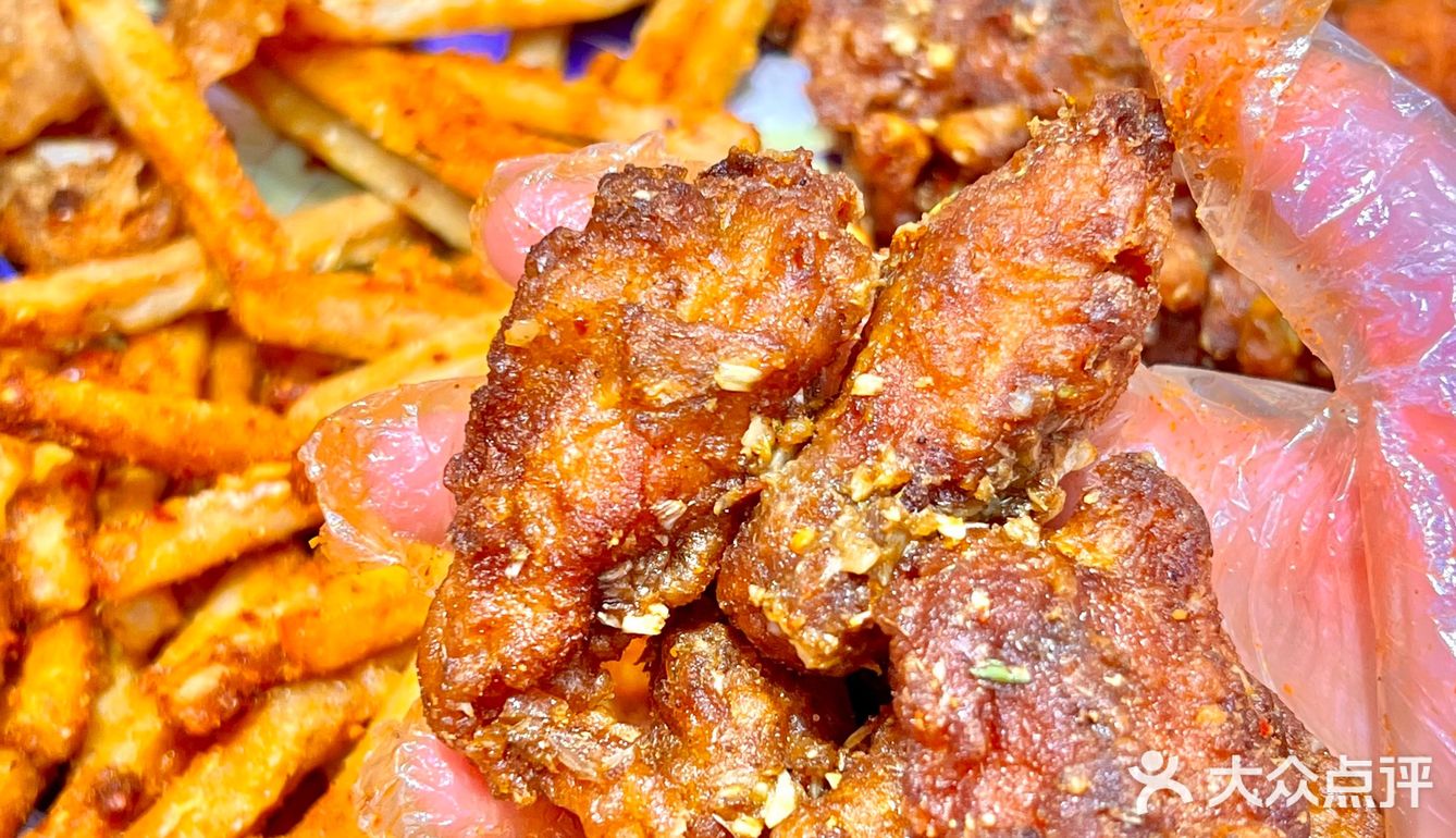南昌这家自选蒜香炸鸡不踩雷‼️蒜香味超上头🔥