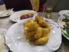 拔丝奶豆腐-老舅老蒙肉饼非遗店(一店)