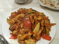 口蘑鸡片-龙福祥餐馆