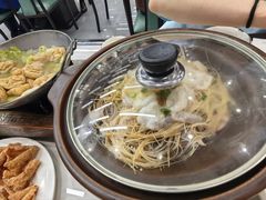 生焗蒜香粉丝虾仁-二张农家菜(天通苑店)