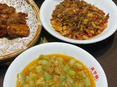 丝瓜炒盐蛋黄-天下客饭店(中山路店)