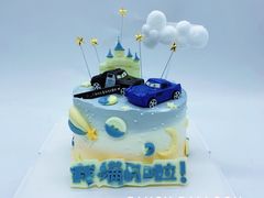 -卡比儿童蛋糕·心意定制·低脂零卡糖动物奶油FancyBALLOON(滨海店)