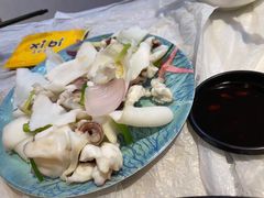 白灼鱿鱼-桥东喜碧海鲜街(水东街店)