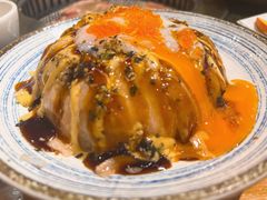 三文鱼流心熔岩饭-梦山水日本烧肉(五四广场店)