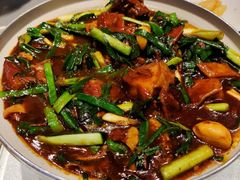 青蒜烩羊肉-香阁餐厅·常州菜·常州菜代表品牌(新北奥体店)